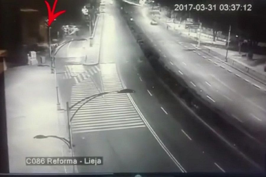 Aparece polémico fantasma en video del BMW en accidente de Reforma (VIDEO)