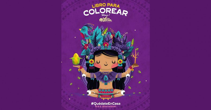 México para colorear! Imprime el libro para colorear dibujos de la cultura  mexicana