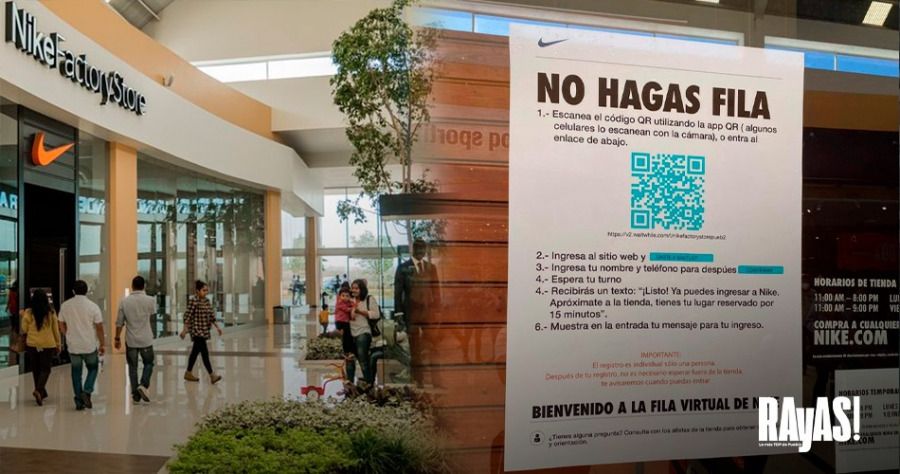 Bendita tecnología! Nike Outlet implementa filas virtuales para evitar  aglomeraciones este Buen Fin en Puebla