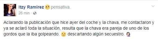 aclaraciónFacebook