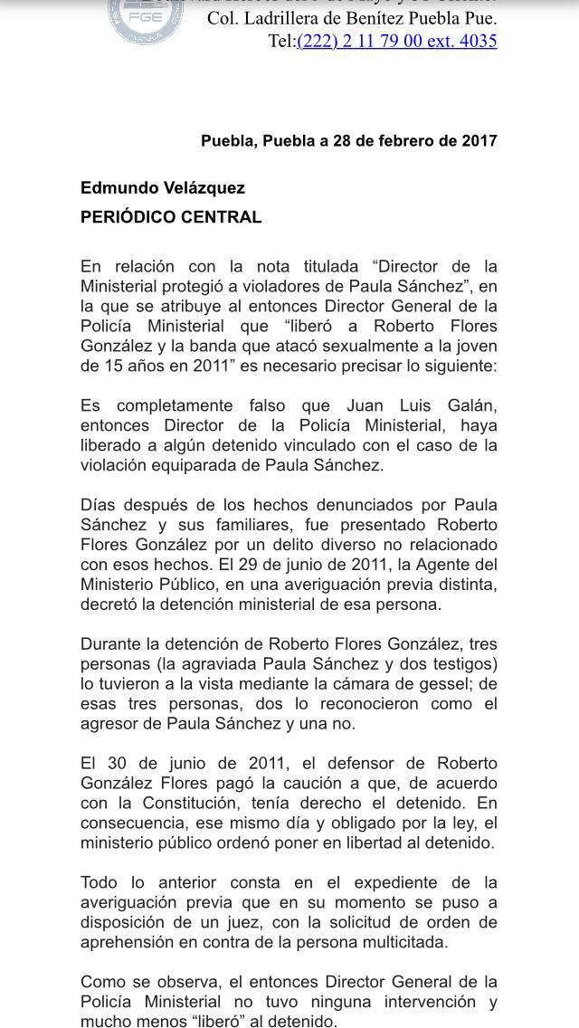 Central carta