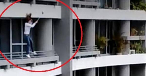 #MilManerasDeMorir Número 83: Mujer cae desde un piso 27 por tomarse una selfie (VIDEO)