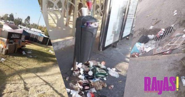 El Festival Catrina deja las calles aleda&ntilde;as al Parque Ecol&oacute;gico llenas de basura (FOTOS)