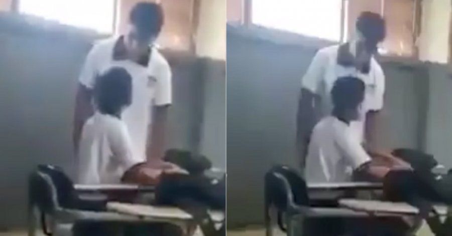 Un estudiante de Conalep golpea brutalmente a uno de sus com