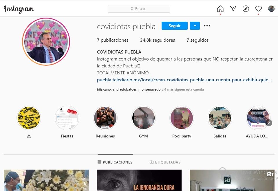 Ig covidiotas.puebla