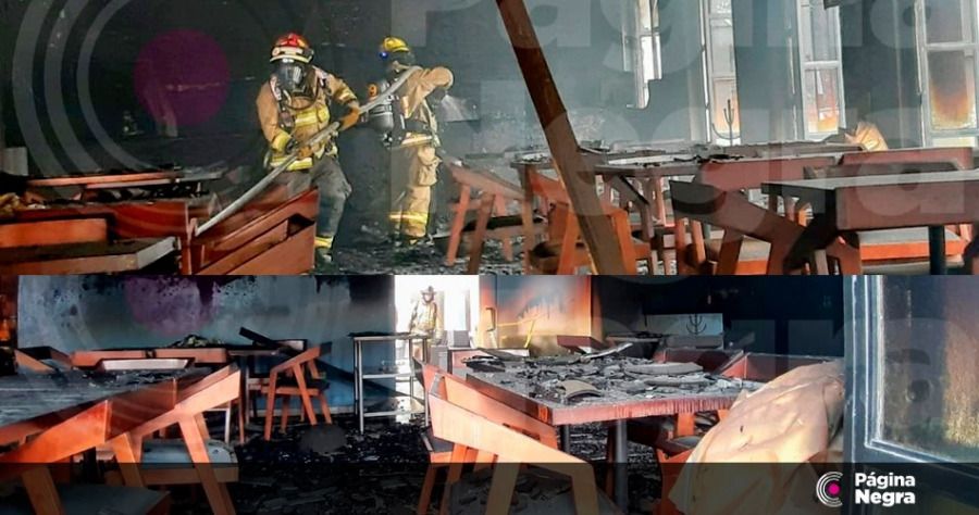 Nube de humo atrapa el Centro Histórico de Puebla; se incendia restaurante  en Analco
