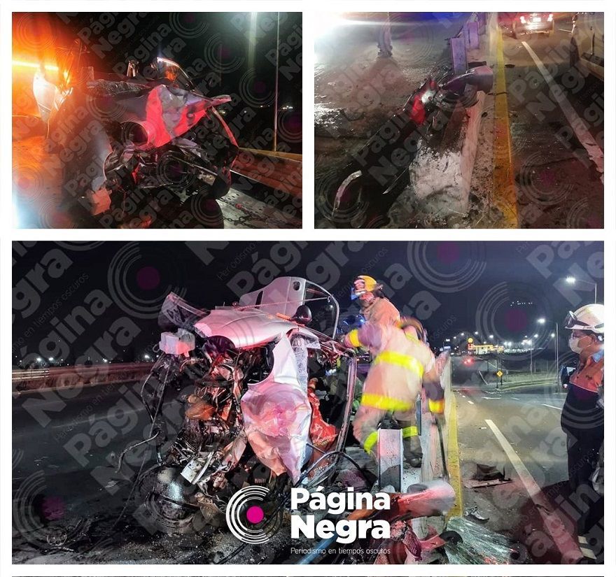 El accidente se registró a la altura de Camino Real a Santa Clara
