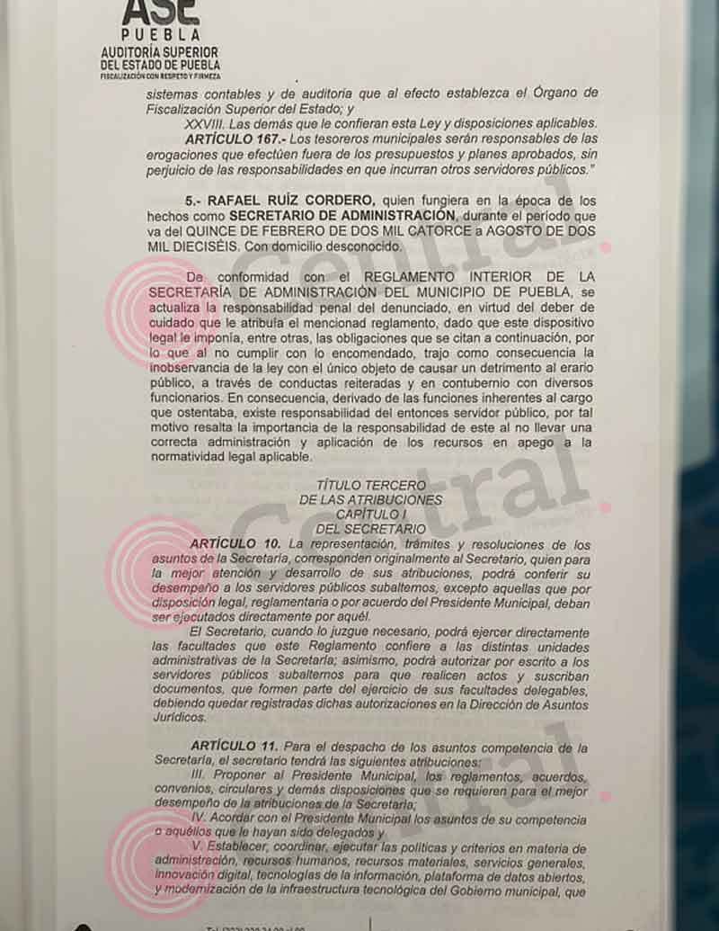 &nbsp;LA Auditoría Superior del Estado denuncia al exalcalde de Puebla, Tony Gali Fayad