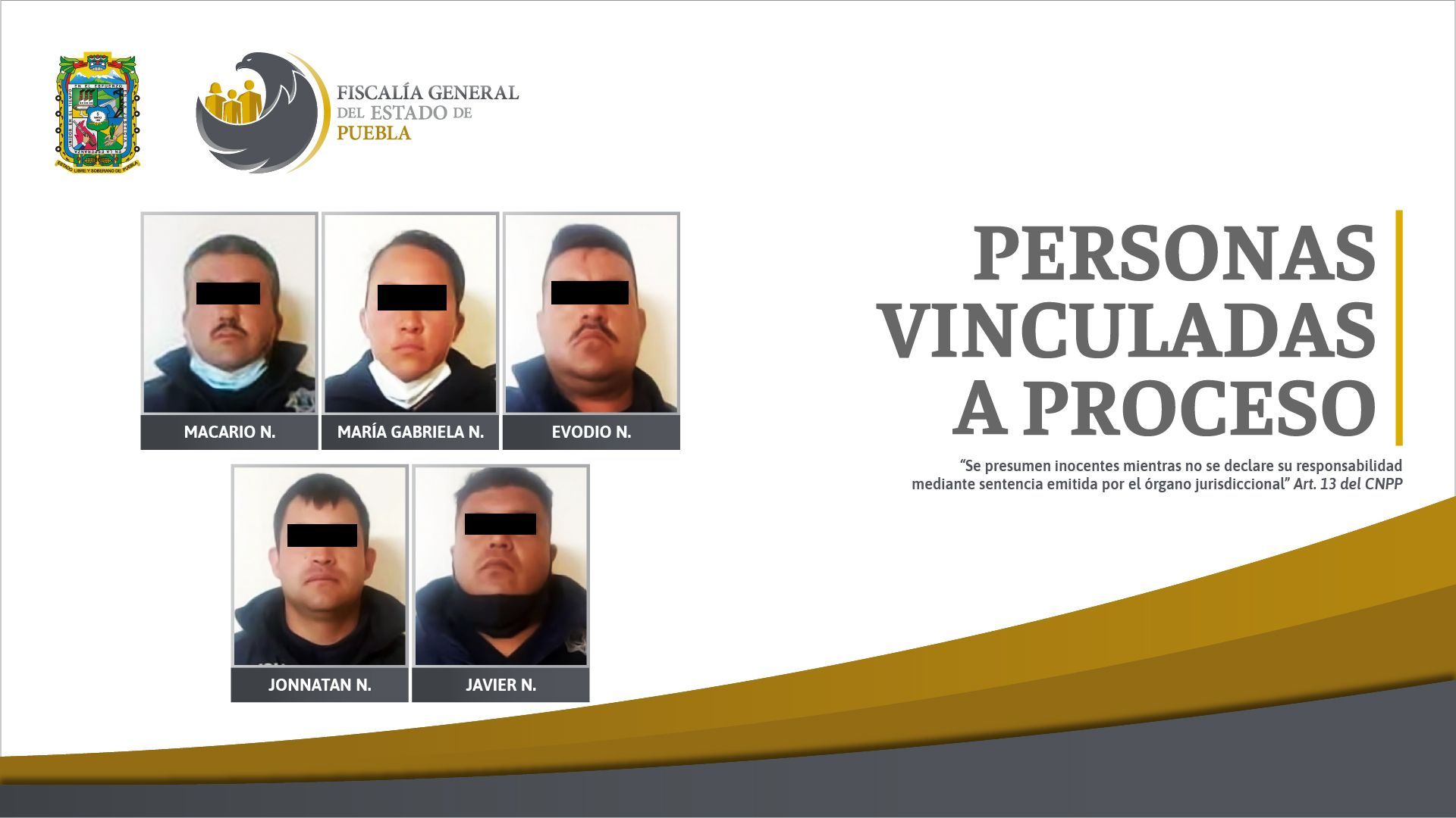 Estos son algunos de los policías aprehendidos por diversos delitos