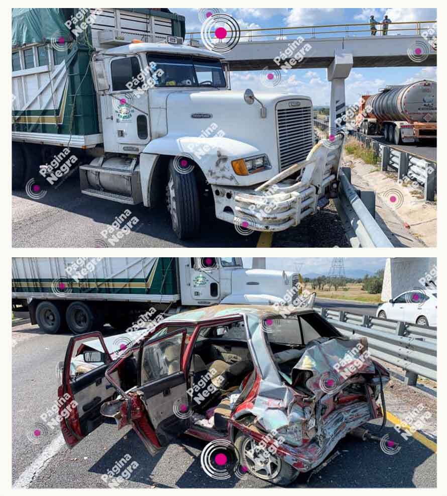 Accidente Caribe rojo VS Camión int