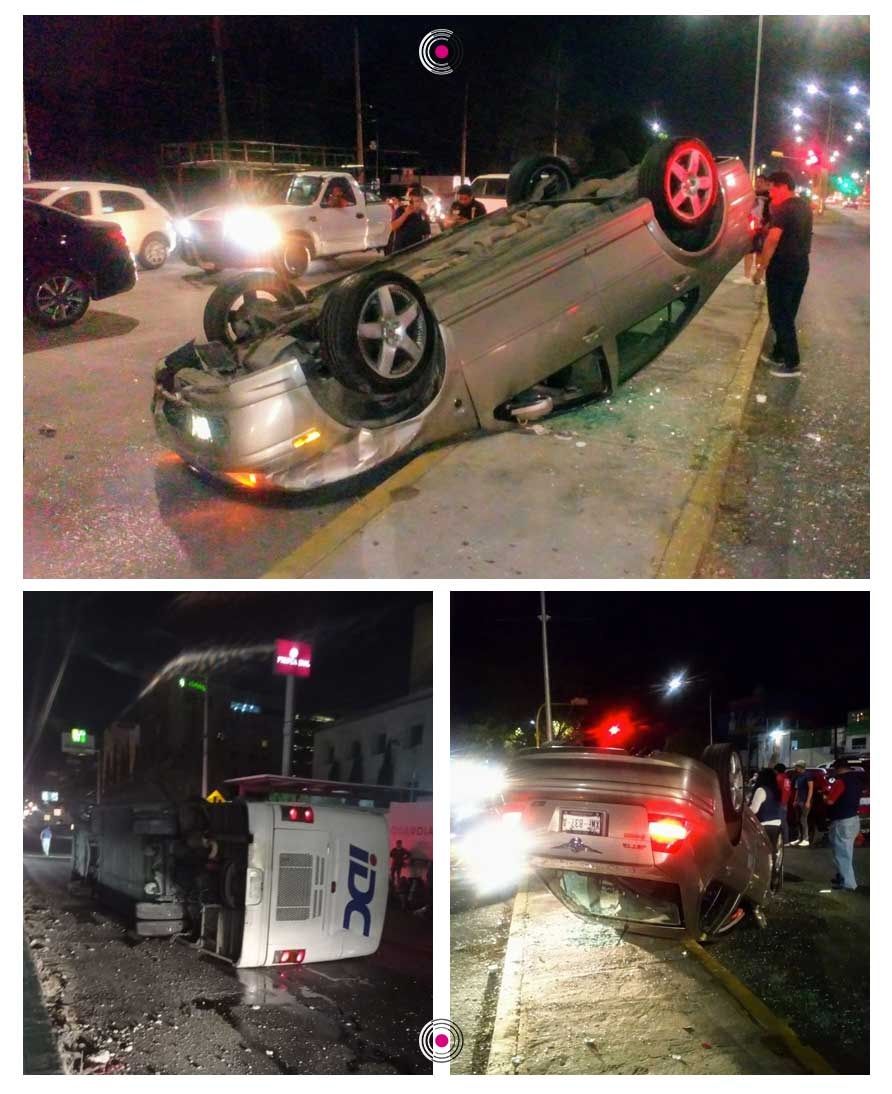 Dos accidentes viales en la capital poblana