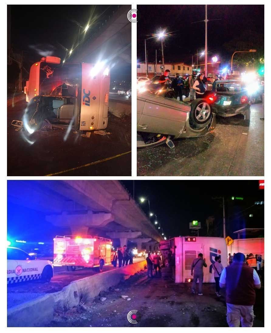 Dos accidentes viales en la capital poblana
