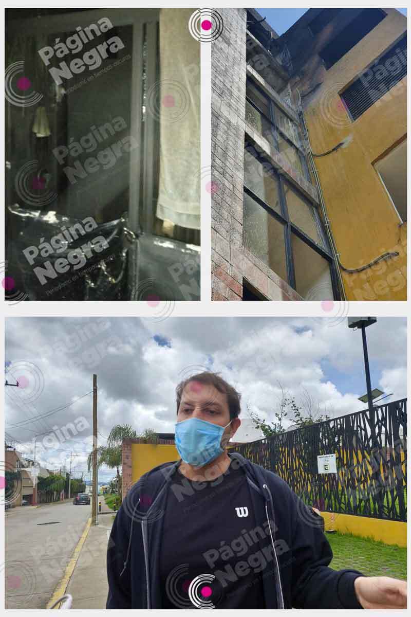 Aspecto de los daños en el departamento de Juan Carlos