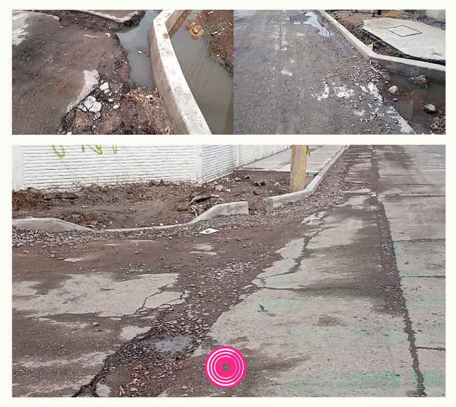 Obras de rehabilitación a cargo de la Secretaría de Infraestructura en la avenida circunvalación