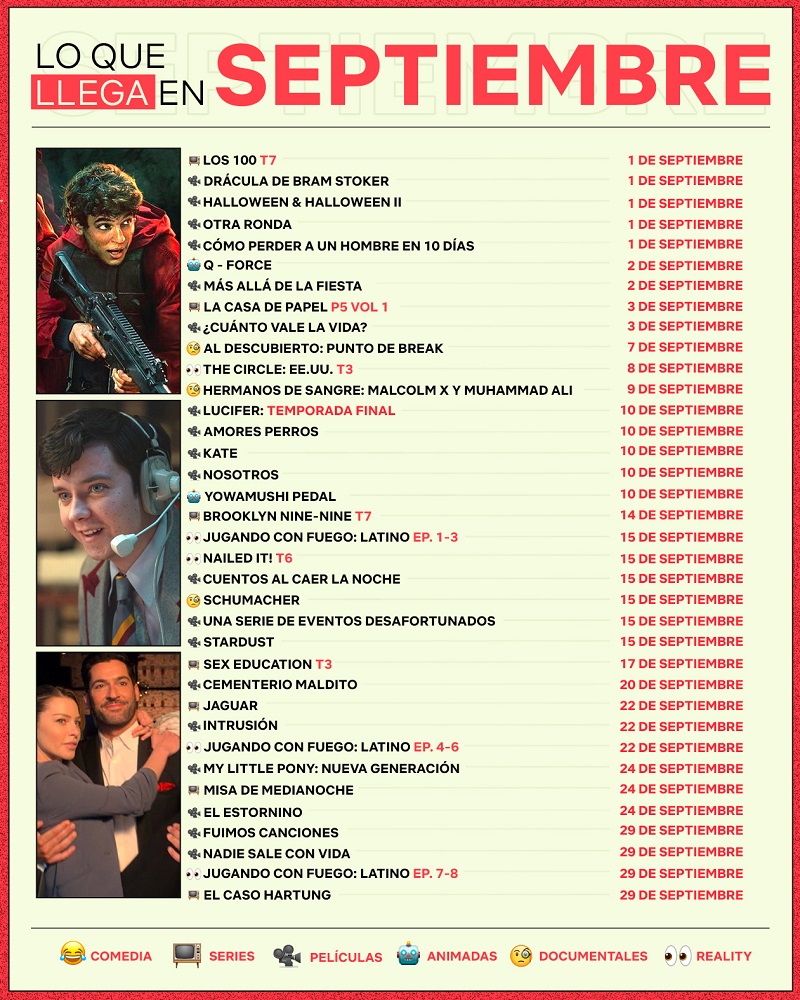 Netflix sept