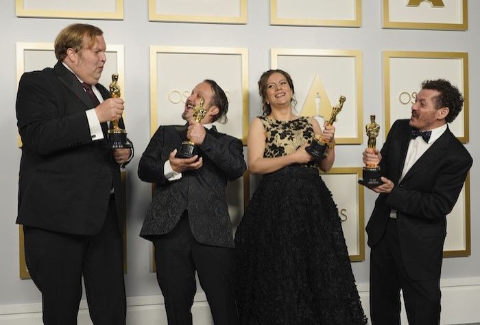 Los tres mexicanos ganadores del premio Oscar por Mejor Sonido