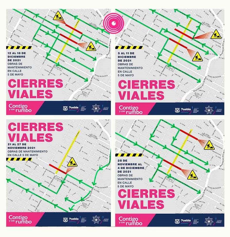 cierres viales