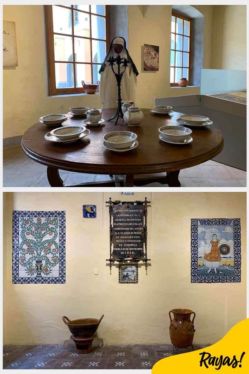 La cocina de Santa Rosa en Puebla es toda una obra de arquitectura. Se puede decir que estaba adelantada para su tiempo, pues contaba hasta con una cámara de refrigeración.