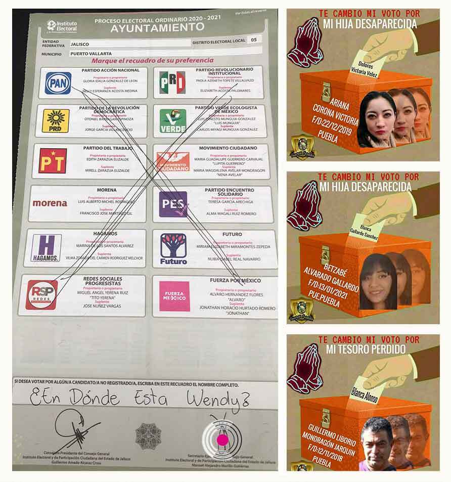 collage interiores boletas protesta