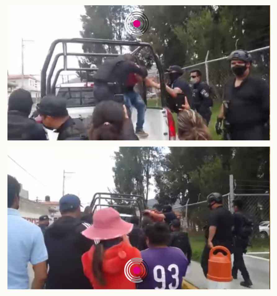 collage interiores detenido