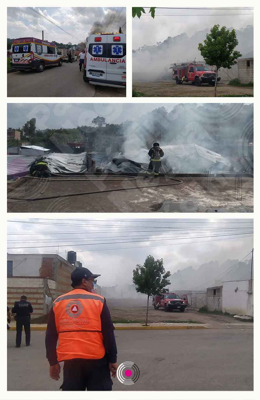 collage interiores incendio