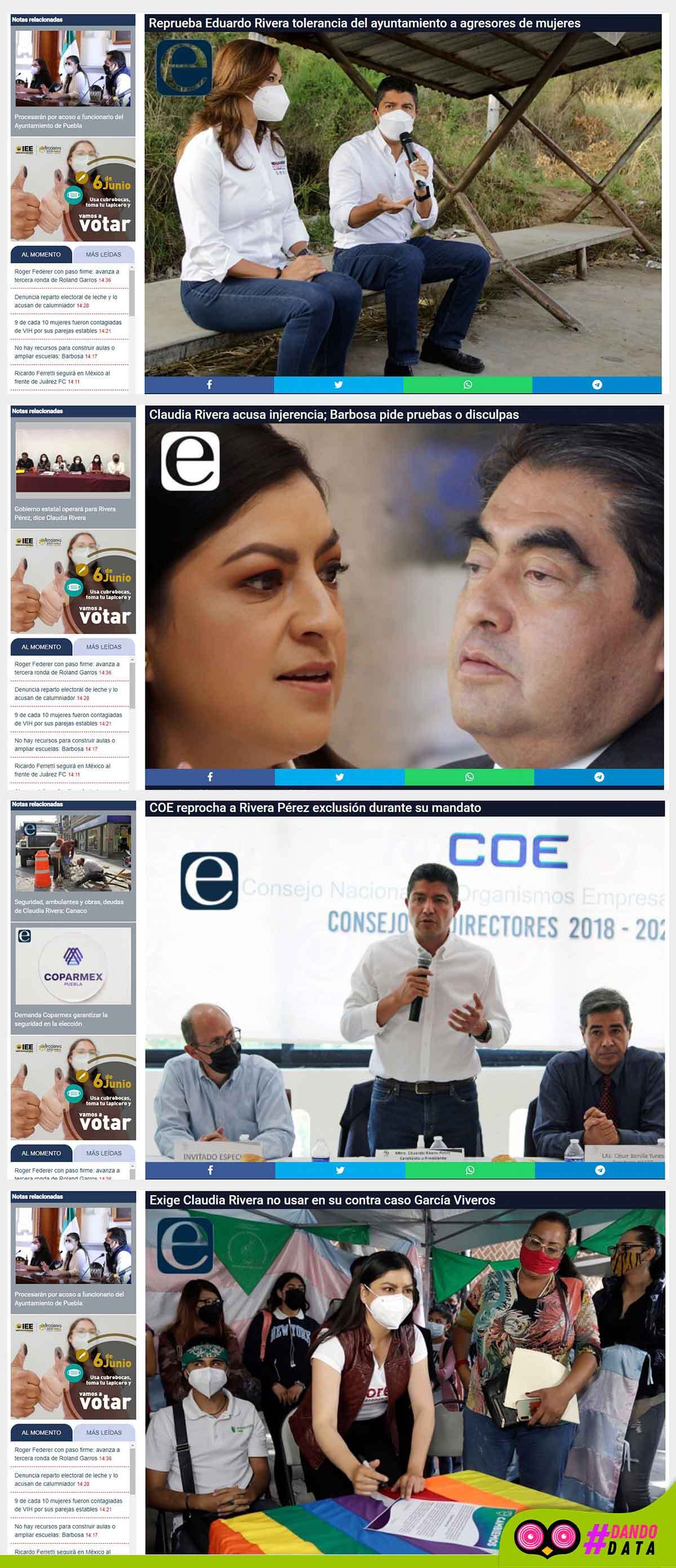 Portadas de la edición de e-consulta