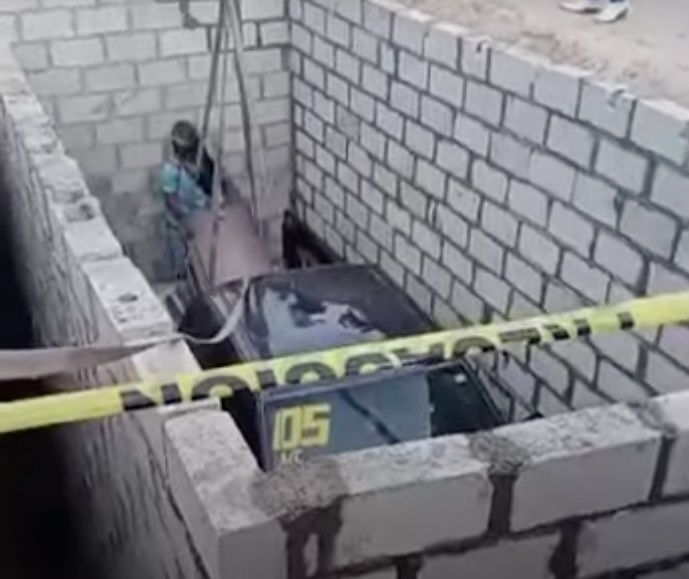 entierro camioneta