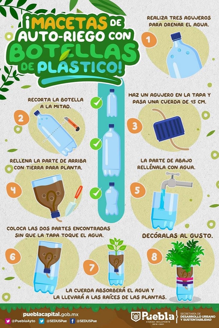 maceta riego