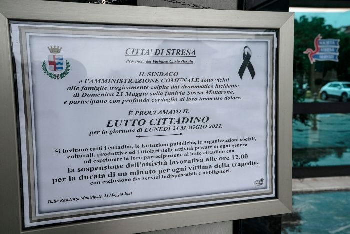 muertos accidente italia teleferico