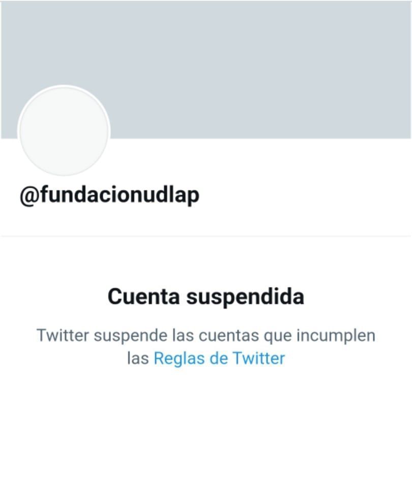 Twitter suspende cuenta de nuevo patronato de la Udlap