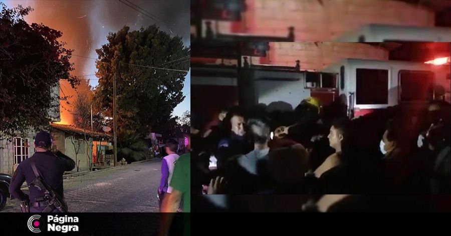 Por “llegar tarde”, vecinos y policías de Zinacatepec golpean bomberos