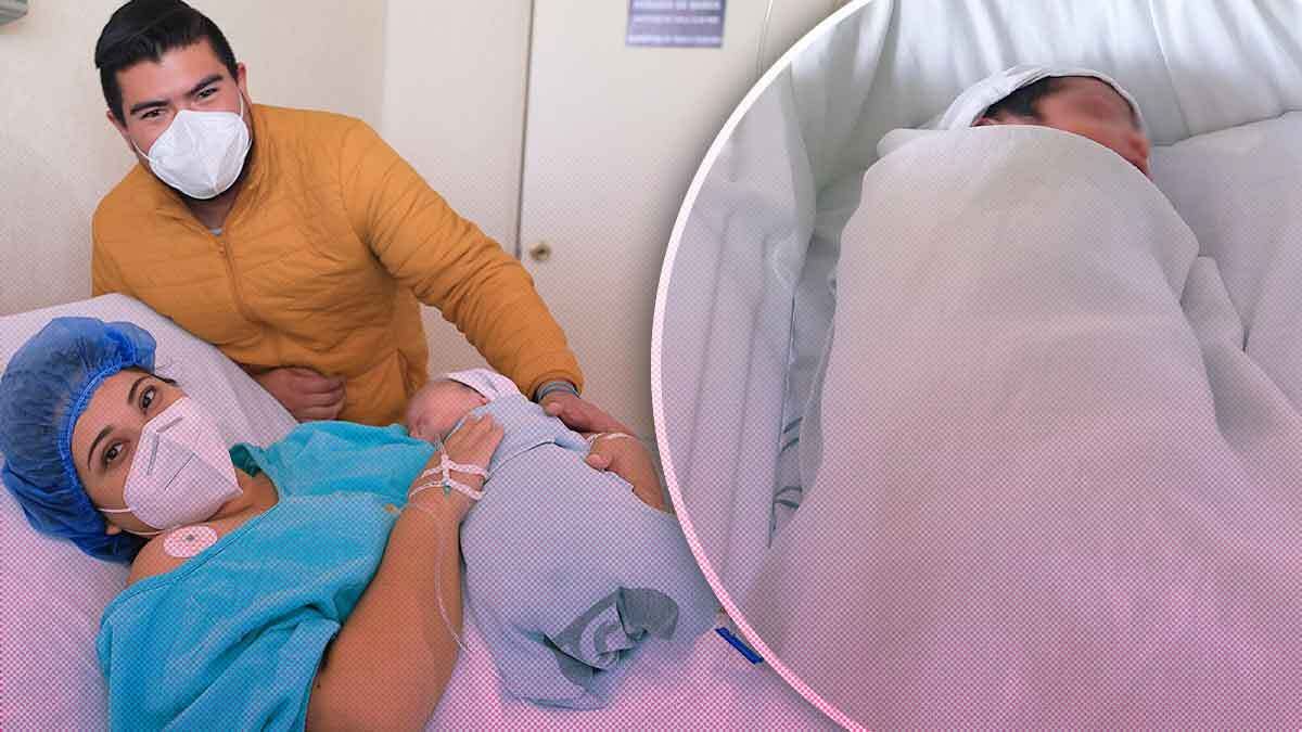 En los primeros minutos del 2022, naci&oacute; Abraham en el IMSS "La Margarita"