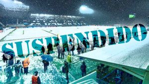Por tormenta de nieve suspenden el partido entre el Atalanta y Villarreal
