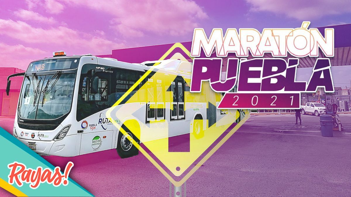 Toma nota: RUTA cambiar&aacute; trayectos este 7 de noviembre por el Marat&oacute;n de Puebla