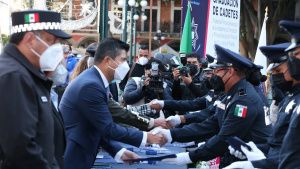 Impulsa Eduardo Rivera Pérez profesionalización y fortalecimiento de la Policía Municipal