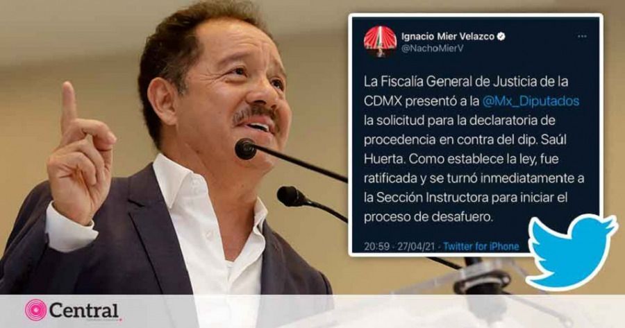 La C&aacute;mara de Diputados turn&oacute; la solictud presentada este martes por la Fiscal&iacute;a General de la Ciudad de M&eacute;xico, para iniciar el proceso de desafuero contra el diputado Sa&uacute;l Huerta Corona, por las denuncias en su contra abuso sexual contra menores.