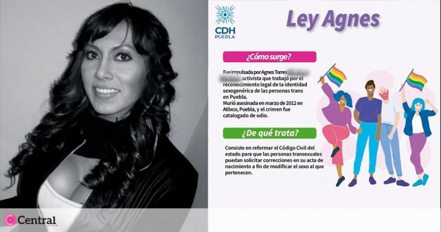 CDH Puebla cae en transfobia y usa “nombre muerto” de Agnes Torres en infografía