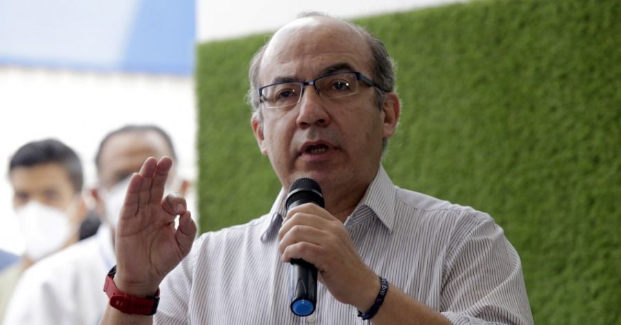 Felipe Calderón estuvo con candidatos de Puebla.