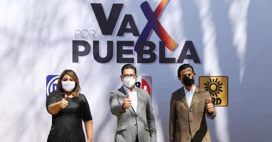 PAN, PRI y PRD firman alianza “Va por México” en Puebla; competirán juntos por diputaciones locales y en alcaldías harán candidaturas comunes