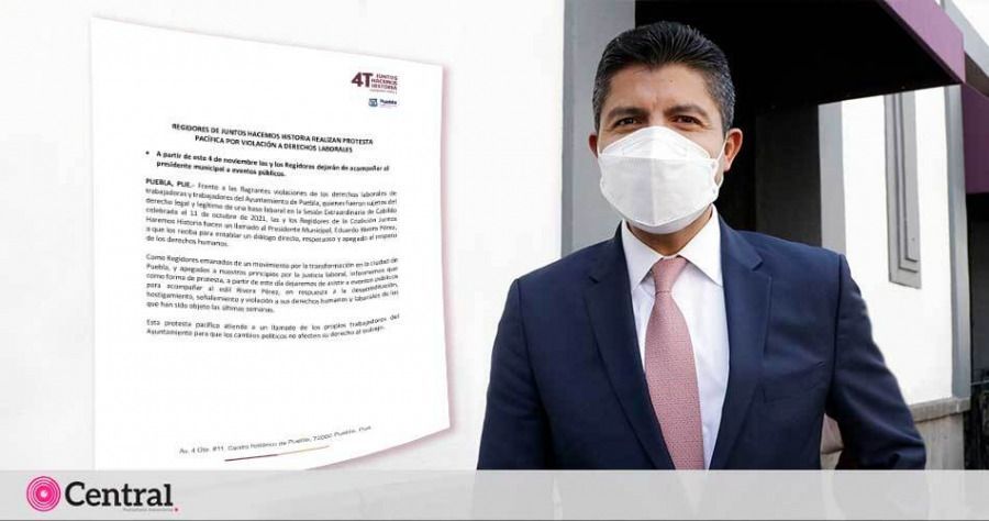 Regidores de Morena protestan por suspensi&oacute;n de bases: se ausentar&aacute;n de eventos p&uacute;blicos de Eduardo Rivera