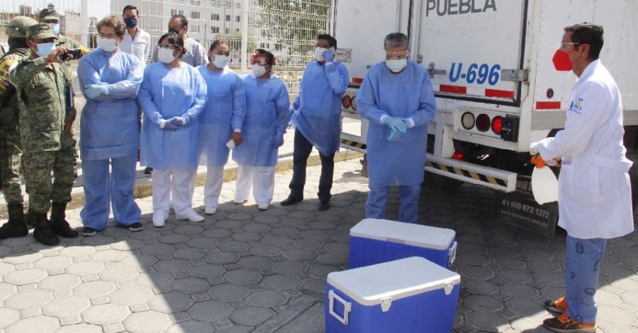 Gobierno federal envi&oacute; m&aacute;s vacunas covid a Puebla para adultos mayores