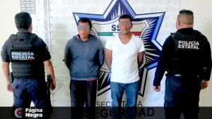 Polic&iacute;a Estatal frustra robo de una casa en Texmelucan; hay 2 detenidos
