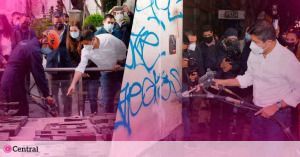 Inicia el programa de limpieza y eliminaci&oacute;n de grafitis en el Centro Hist&oacute;rico.