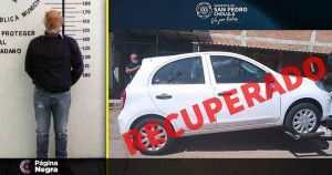 Polic&iacute;as recuperan auto robado en San Pedro Cholula; hay un hombre detenido