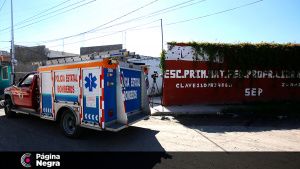 Por reporte de fuga de gas, desalojan a alumnos y maestros de escuela en Puebla