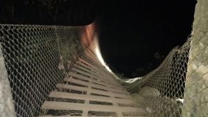 Puente colgante en Oaxaca cae cuando hab&iacute;a varias familias; hay 17 heridos