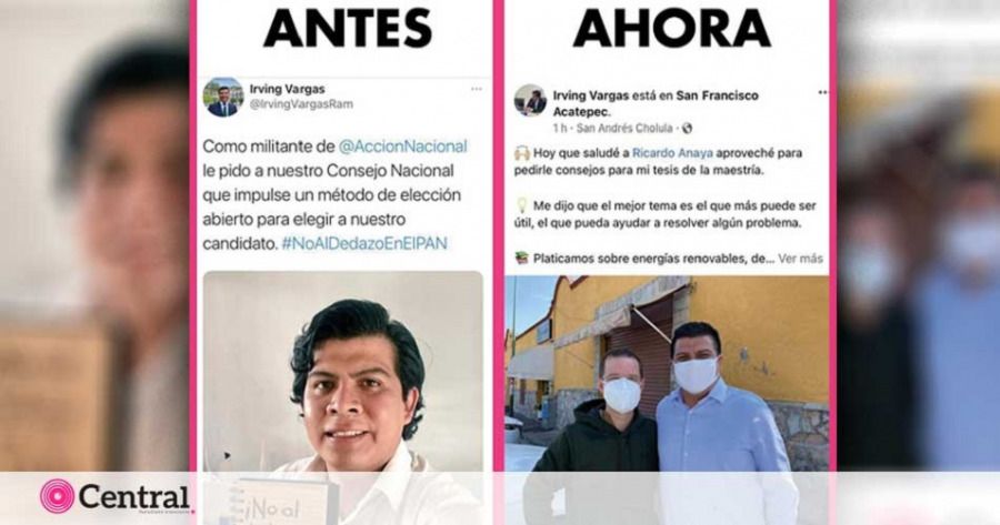 Panista poblano que desacredit&oacute; a Anaya, hoy presume su foto con &eacute;l