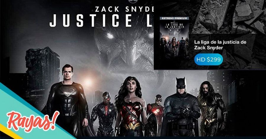 En Amazon Prime Video puedes rentar La Liga de la Justicia en 60 pesos