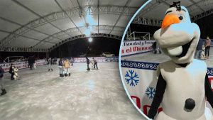Cuautlancingo tambi&eacute;n tiene su pista de hielo