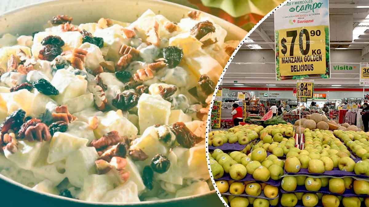 Sin ensalada de manzana esta Navidad: hasta 70 pesos el kilo en Puebla